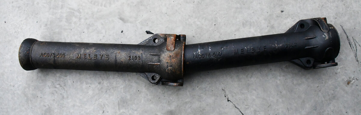 Støpejernsrør splittet AC076-500 | Melbye