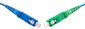 Fibersnor SM SC-SC/A 0,5m G657A Gul 2mm LSZH
