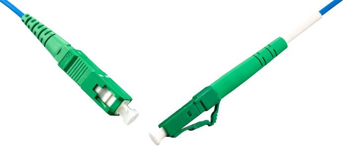 Fibersnor SM SC/A-LC/A 0,5m G657A Gul 2mm LSZH