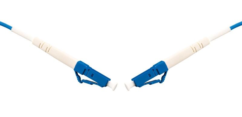 Fibersnor SM LC-LC 0,5m G657A Gul 2mm LSZH