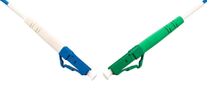 Fibersnor SM LC-LC/A 0,5m G657A Gul 2mm LSZH