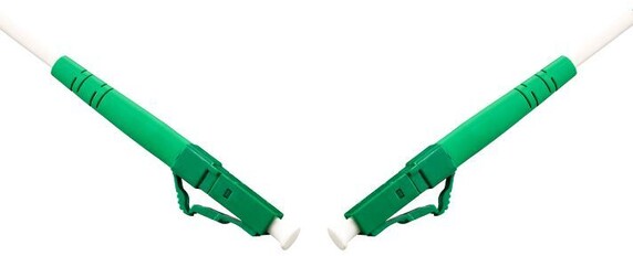 Fibersnor SM LC/A-LC/A 0,5m G657A Gul 2mm LSZH